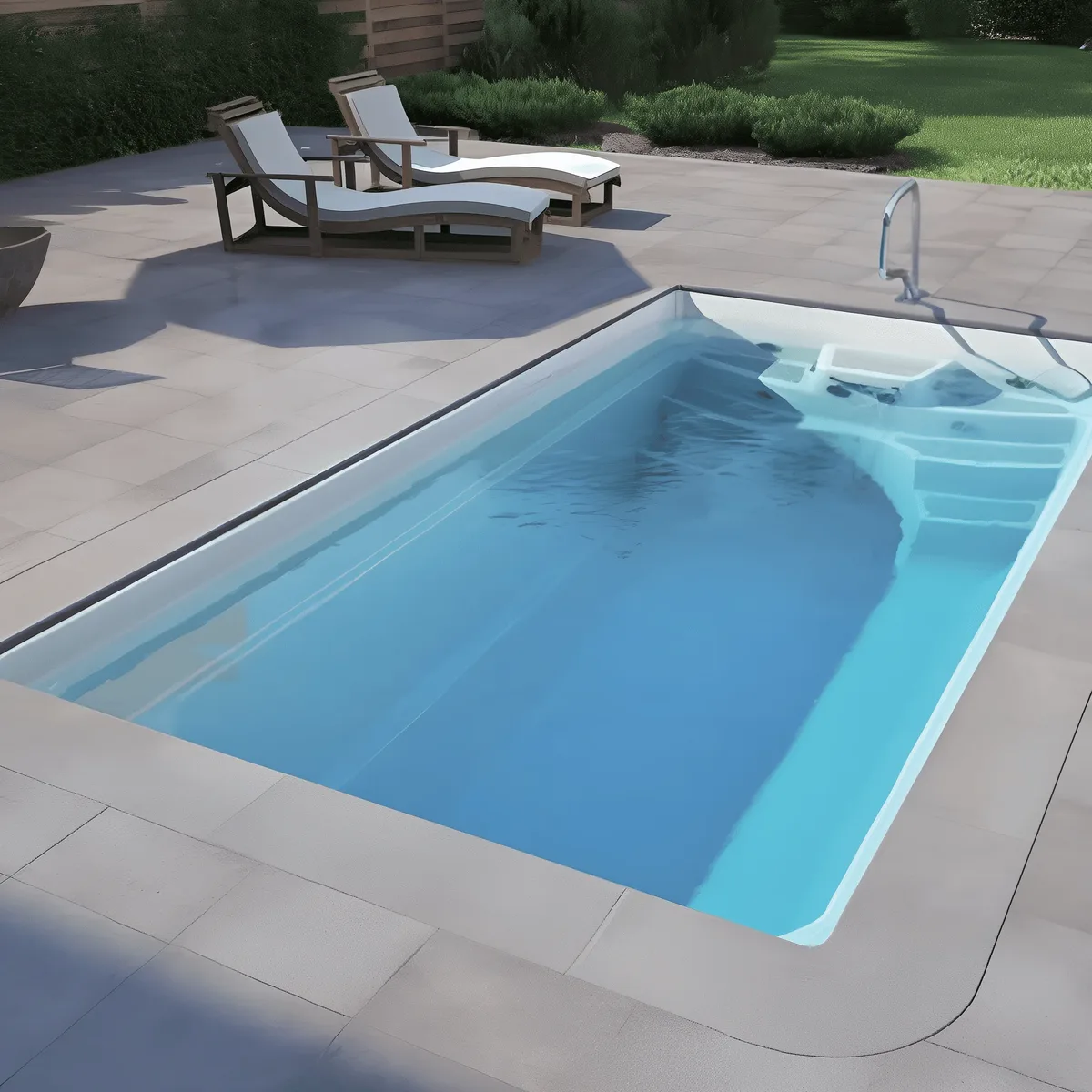 Композитный бассейн Laguna 5 — вид сверху в Смоленске